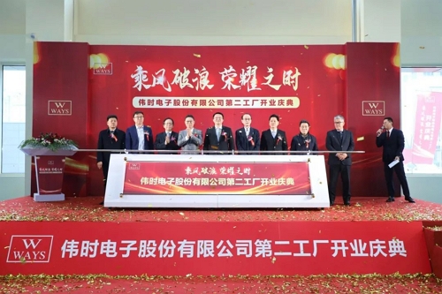 杏彩(中国)电子高端背光显示模组和智能装饰显示面板建设项目投产